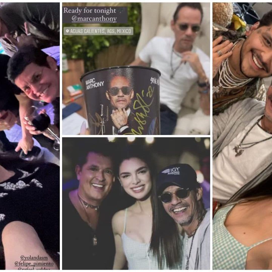 Nadia Ferreira se divirtió en grande con Marc Anthony en la Feria de San Marcos, en México
