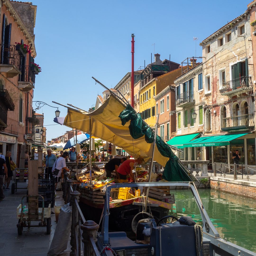 Canal en Castello, Venecia