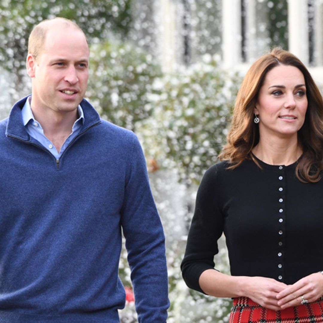 Los duques de Cambridge inauguran la Navidad en Kensington