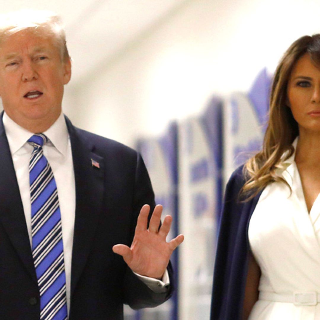 La visita sorpresa de Donald y Melania Trump a los heridos en el tiroteo de Florida