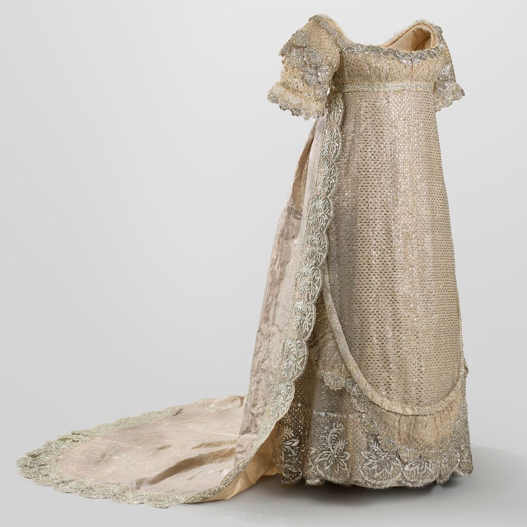 El vestido de Carlota de Gales, conservado a día de hoy