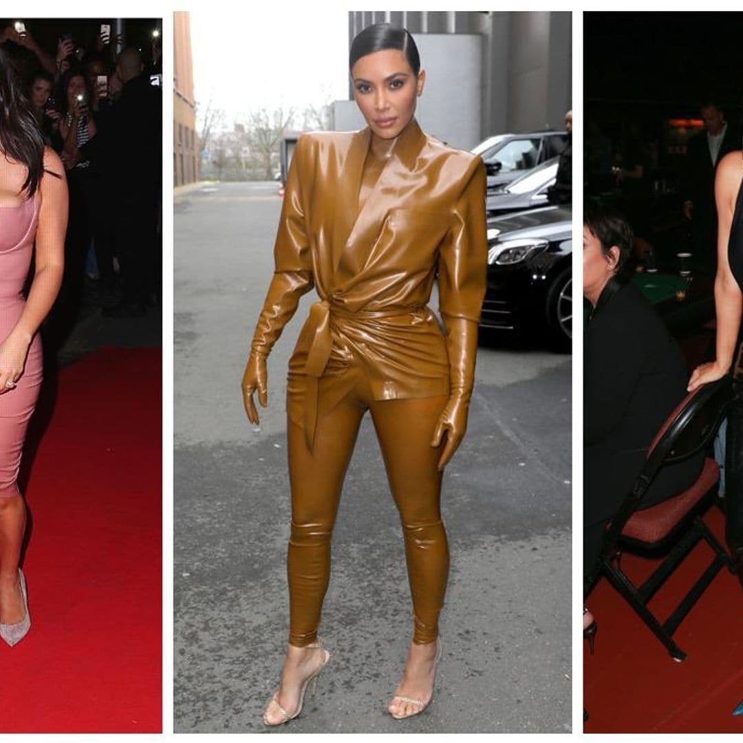 Kim Kardashian y las veces que nos ha impactado con looks de látex