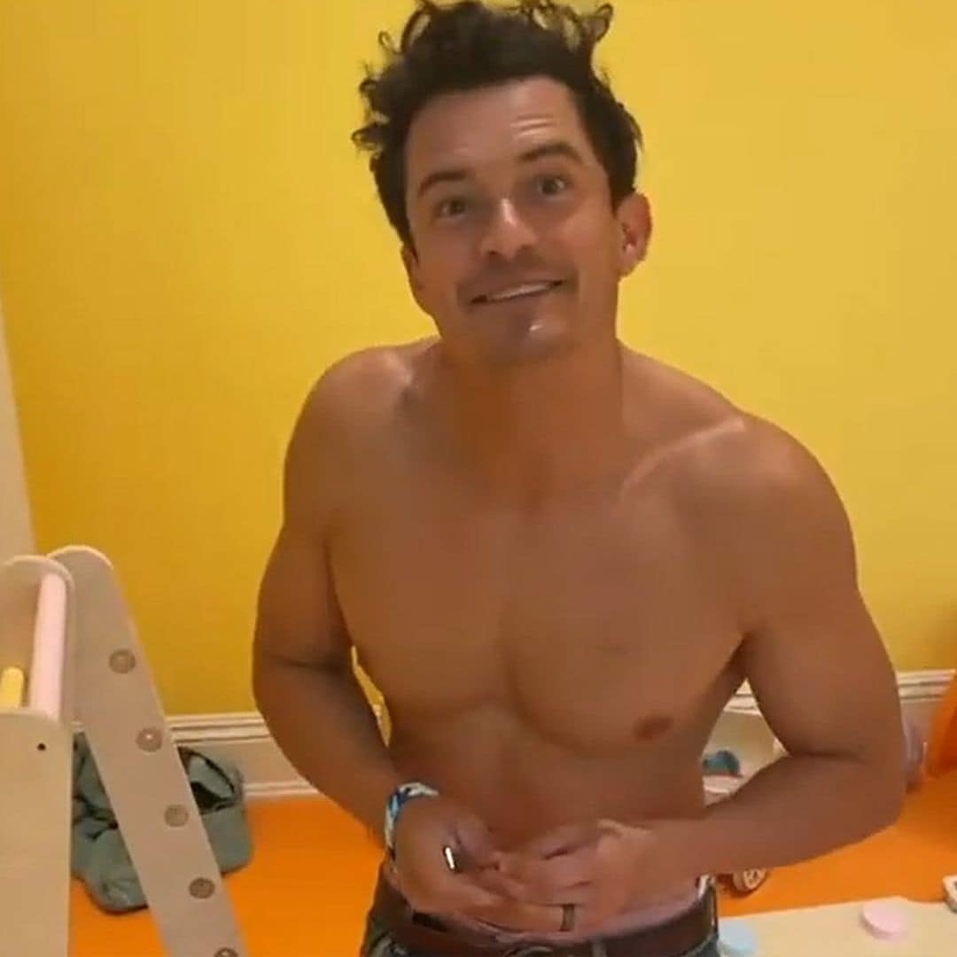 De estrella en Hollywood a un manitas en casa: Orlando Bloom decora la habitación de su hija