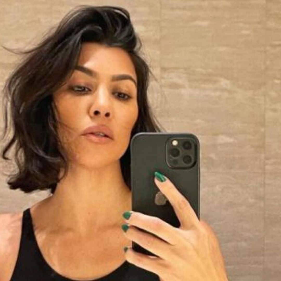 Esta es la rutina de belleza posparto de Kourtney Kardashian