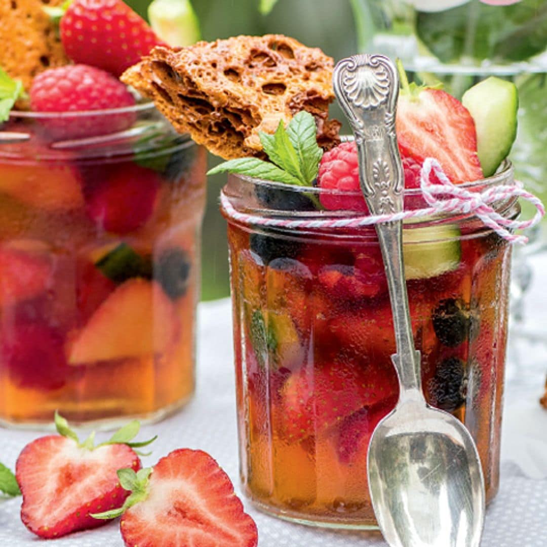 Gelatina de frutos rojos