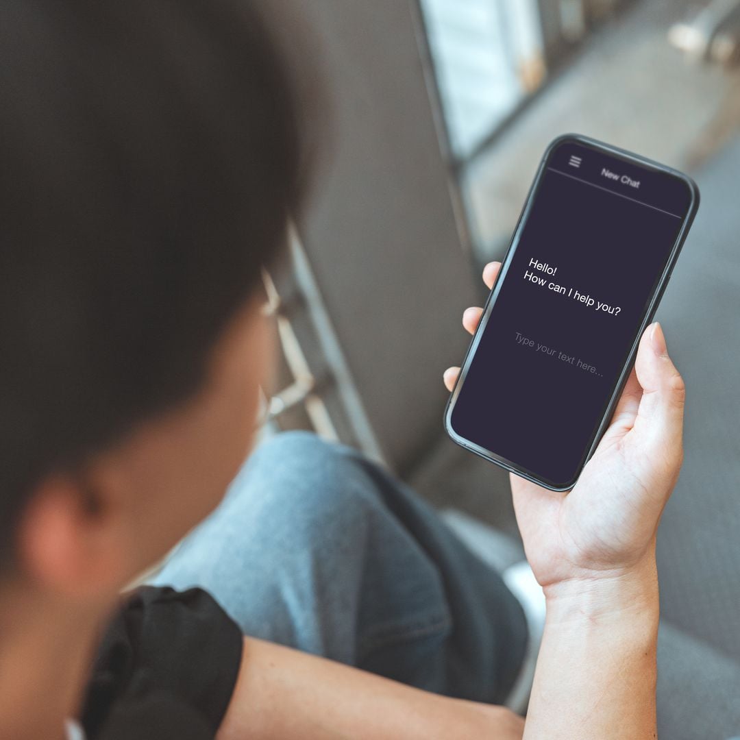 Uso de la inteligencia artificial en un teléfono móvil