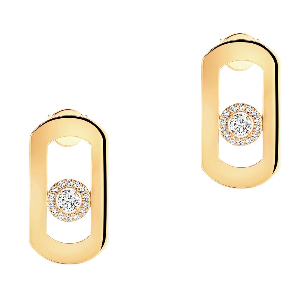 Pendientes de oro y diamantes (4.400 €), de Messika