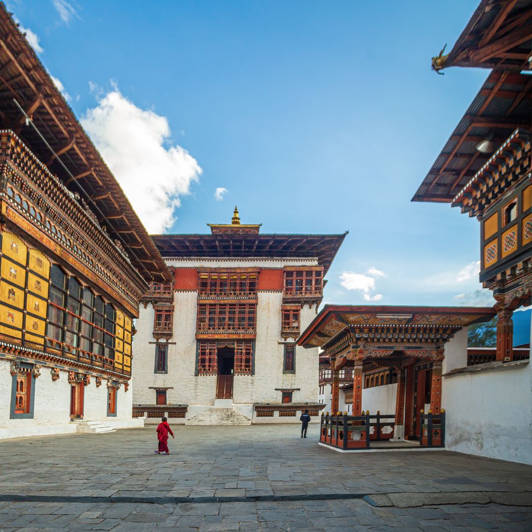 Palacio real Tashichho Dzong en Thimphu, Butan
