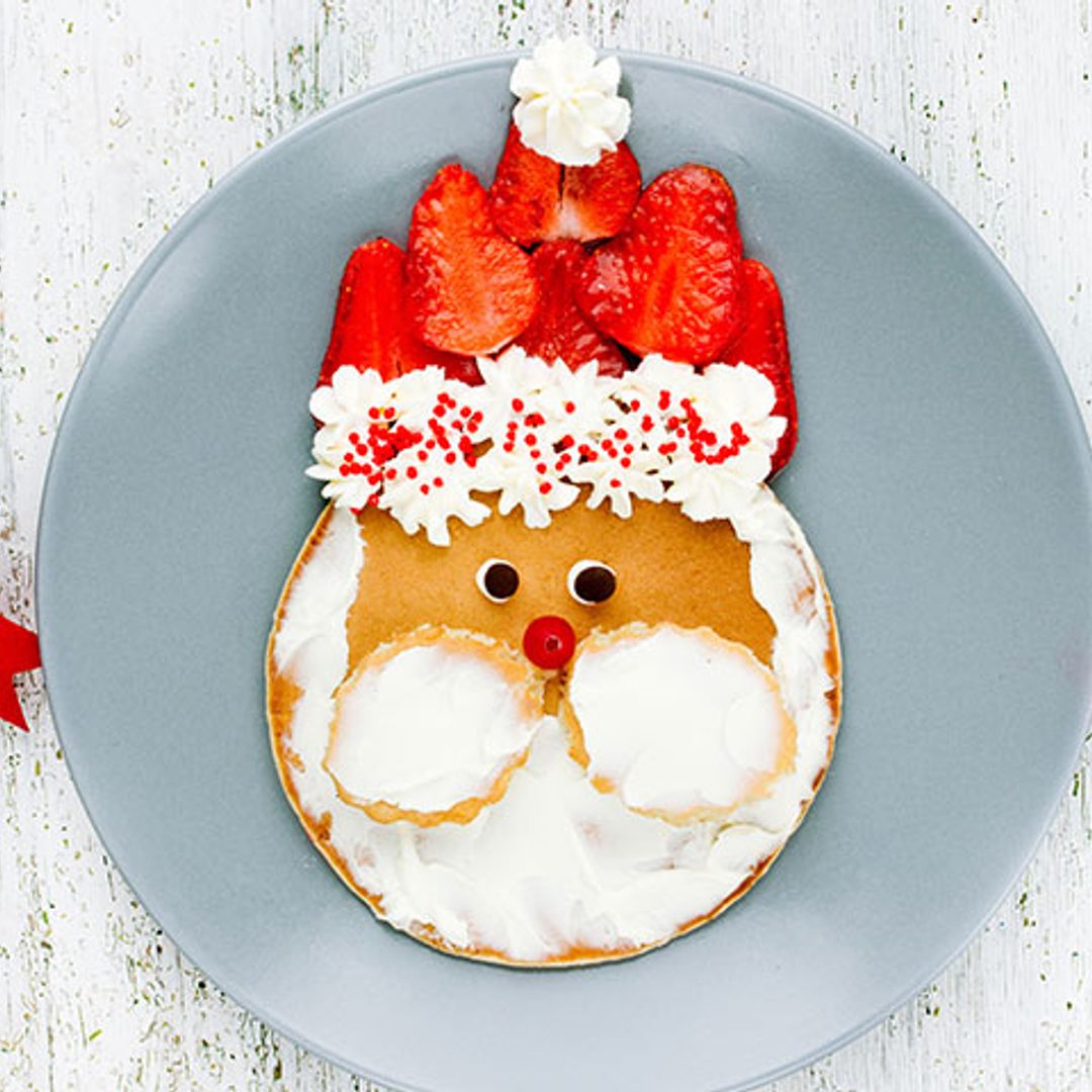 Papá Noel de fresa y nata