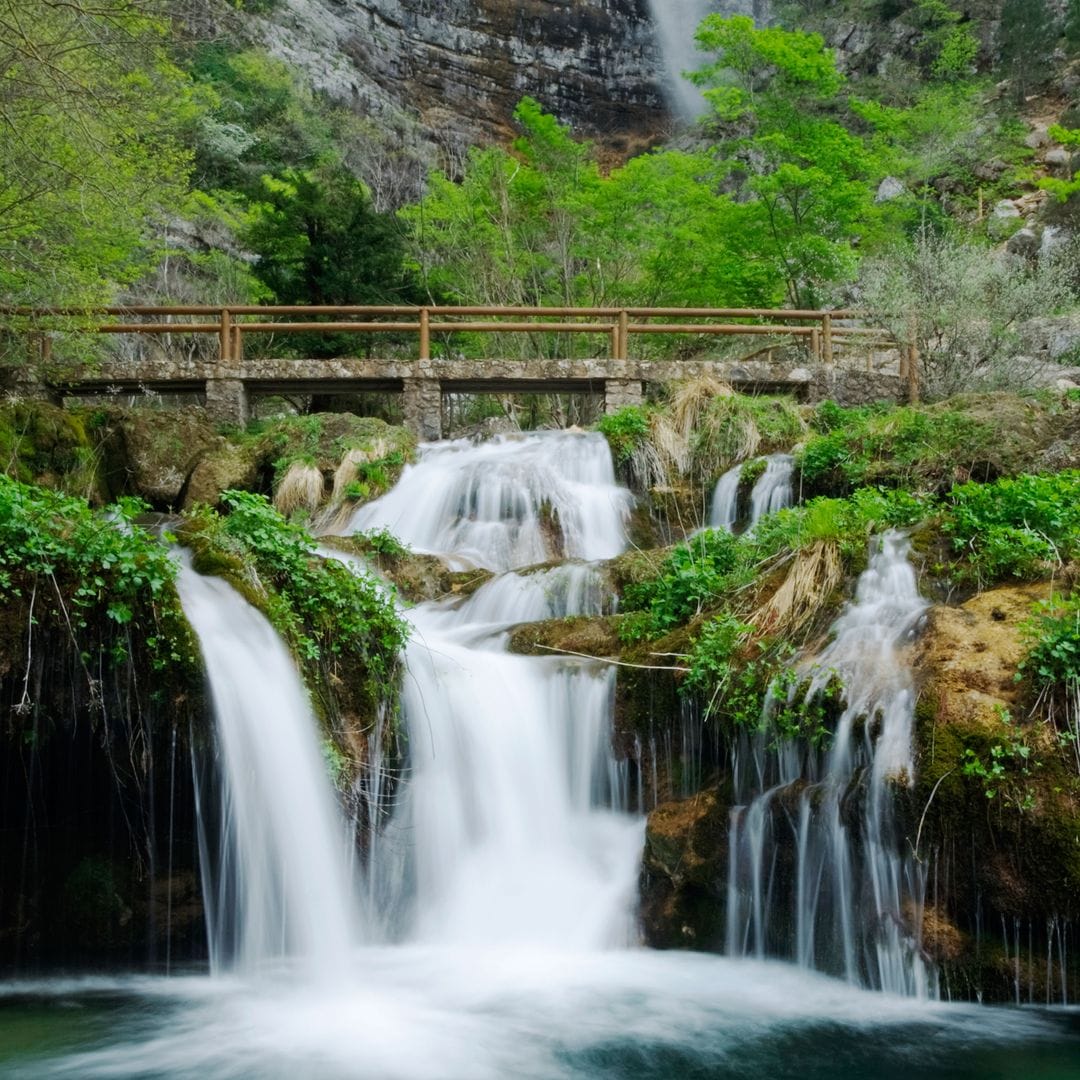 Cascadas del río Mundo en Riópar, Albacete, uno de los saltos de agua más espectaculares de España