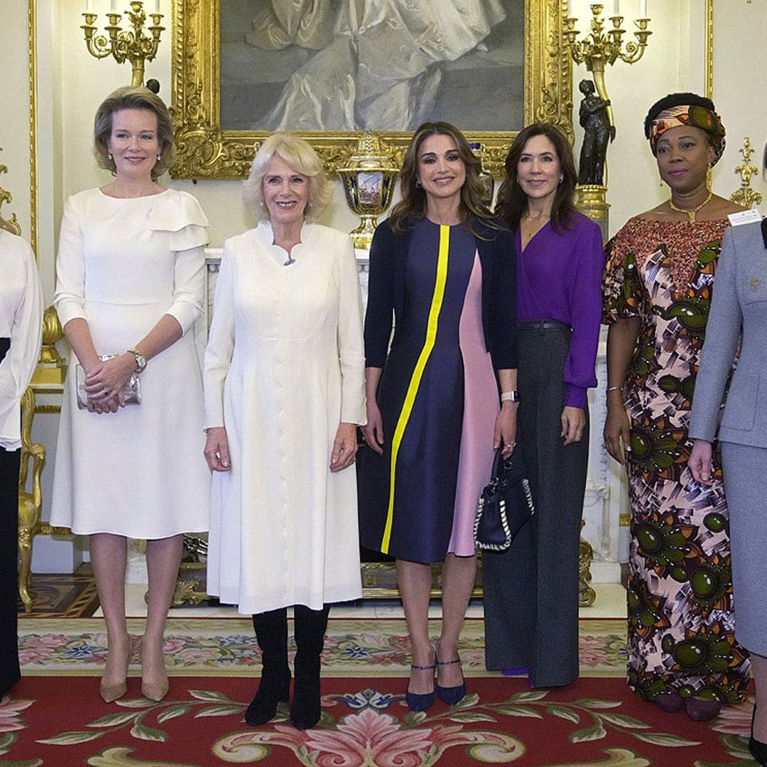 De Rania de Jordania a la primera dama ucraniana: la reina Camilla preside en Buckingham una cumbre en clave femenina