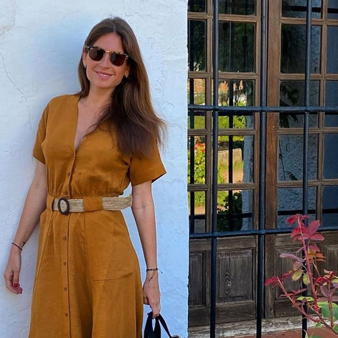 La excursión de Lourdes Montes al campo con sus dos hijos