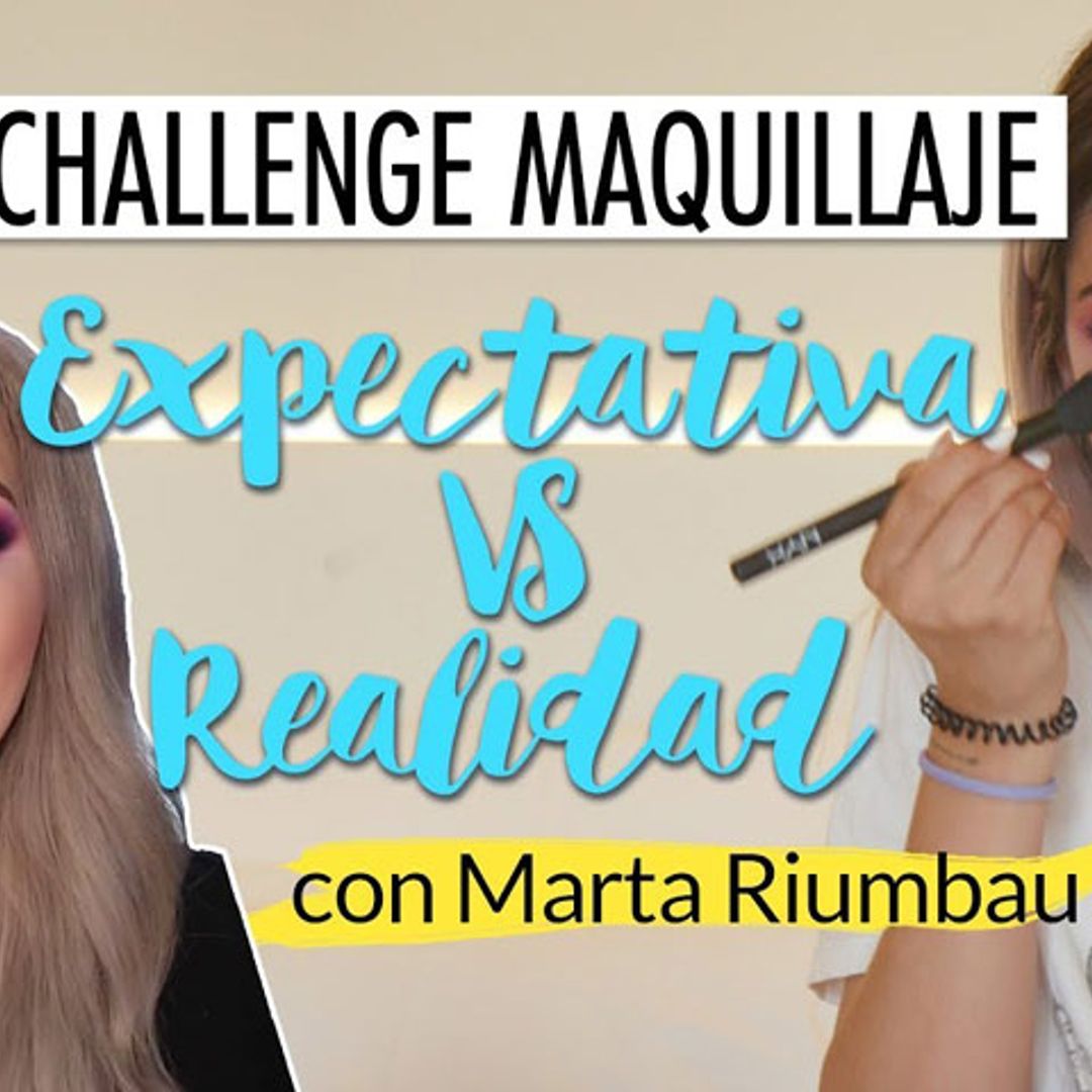 En HOLA!4u, intentando seguir un tutorial de maquillaje de fantasía con Marta Riumbau