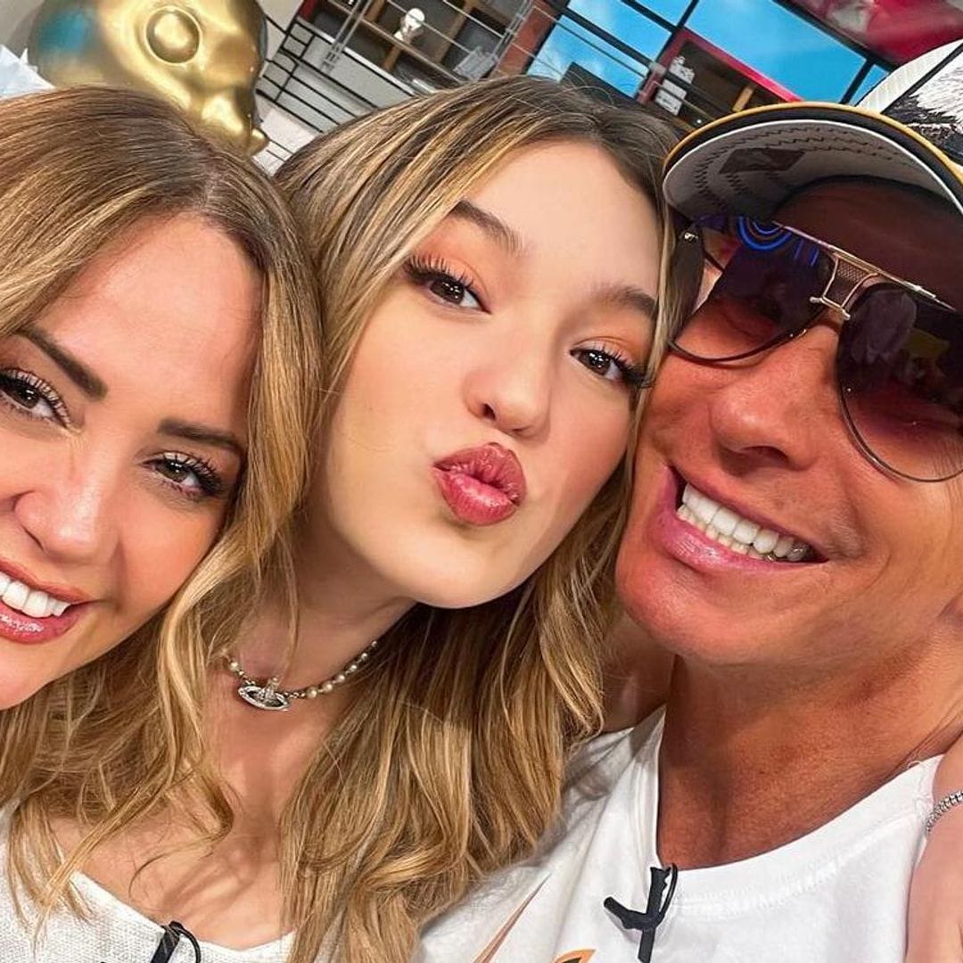Por a amor a su hija Mía, Andrea Legarreta y Erik Rubín se reencuentran