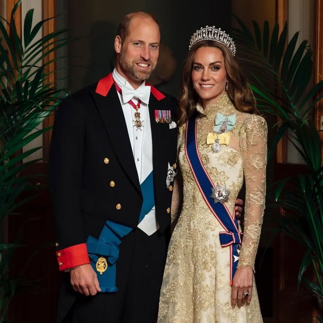 ​La princesa de Gales​, sublime con un vestido de encaje floral y la tiara favorita de Diana de Gales
