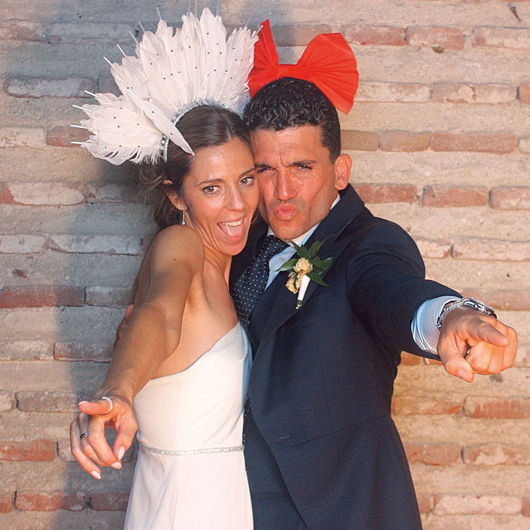 Jaime y Marta, con su segundo vestido de novia