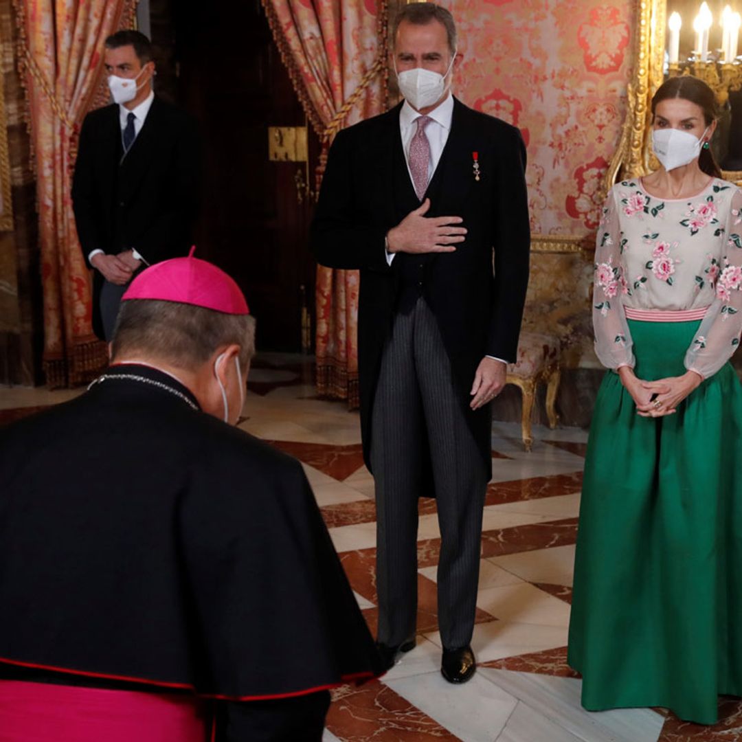 Los Reyes vuelven a abrir el Palacio Real para recibir al Cuerpo Diplomático