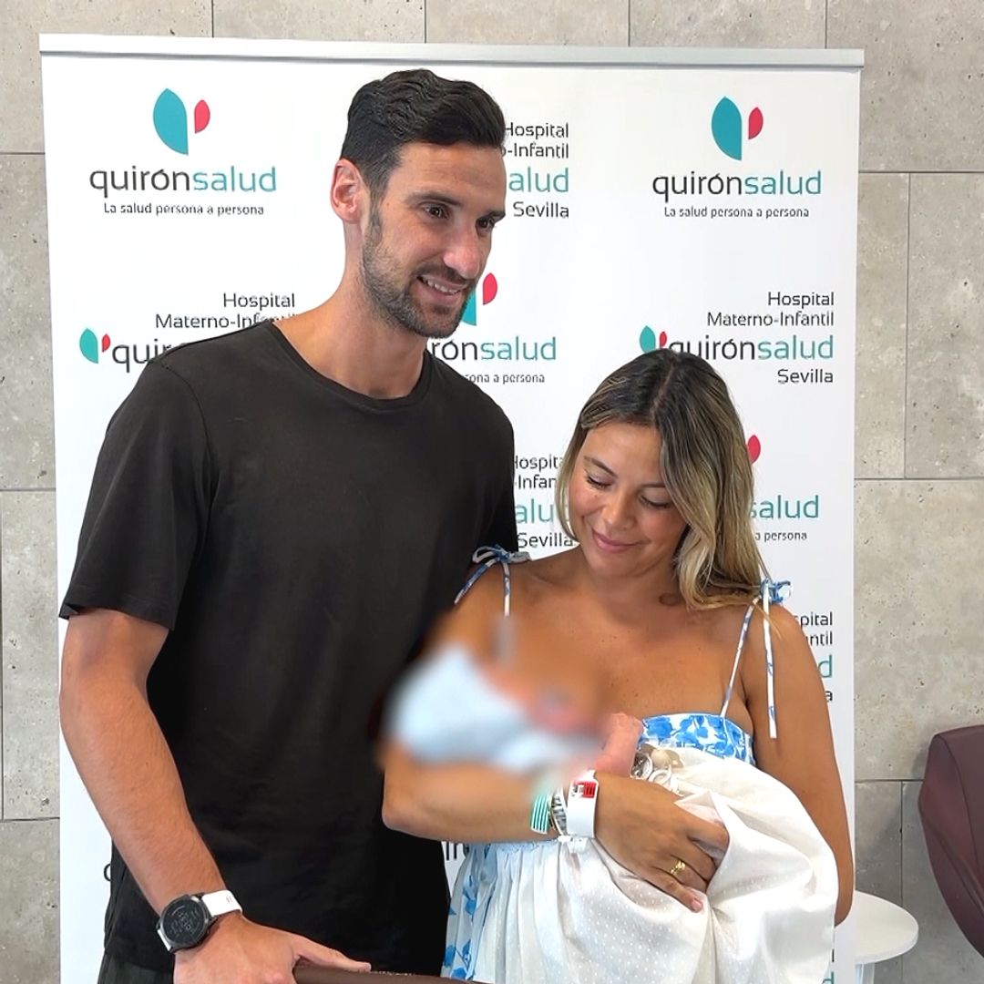 Alba Silva y Sergio Rico salen del hospital con su segundo hijo: "Es buenísimo, pero no me quiero hacer ilusiones"