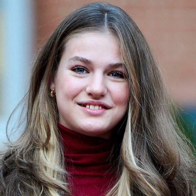 princess leonor steps out for engagement during school break