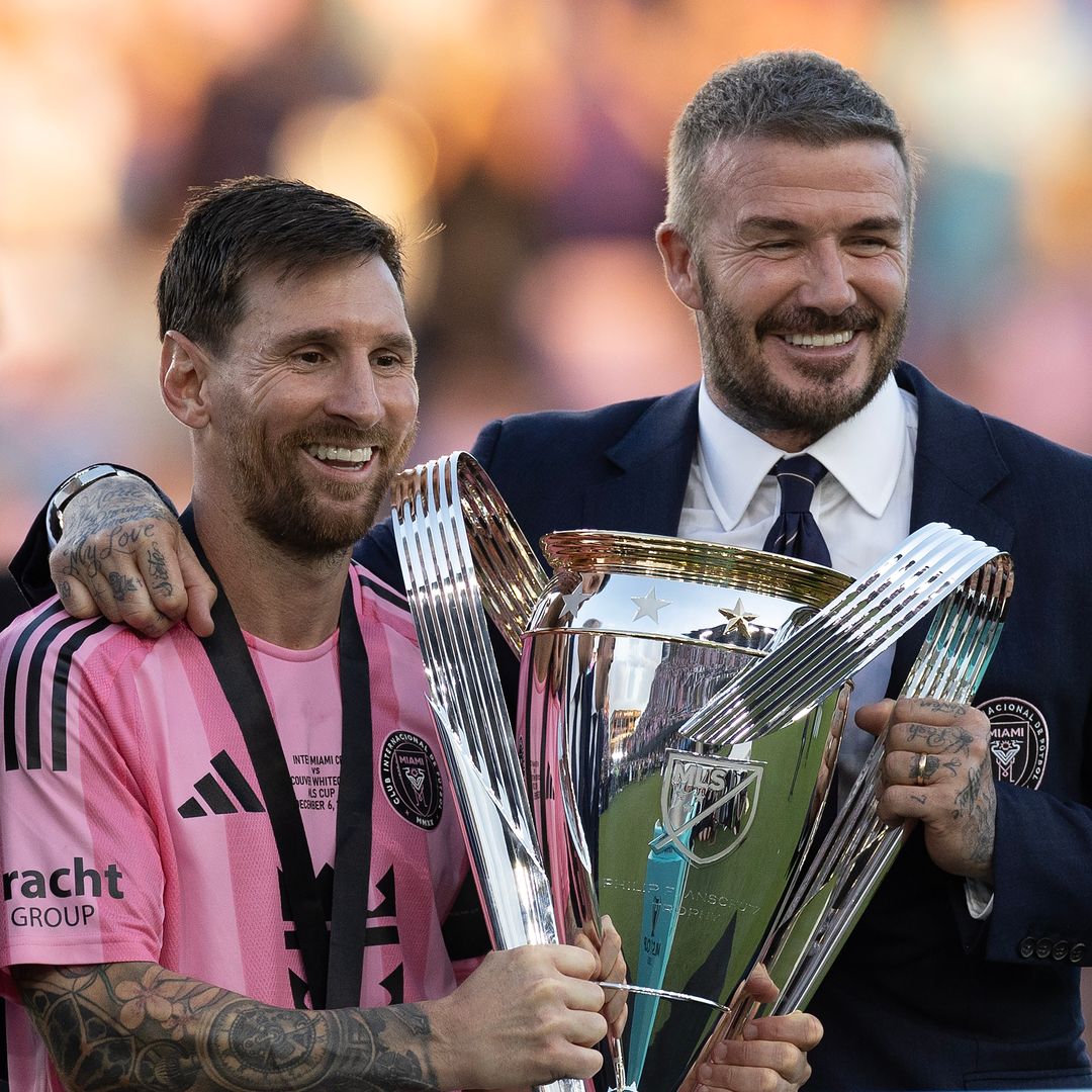 David Beckham, campeón de la MLS "gracias" a Messi, mientras la ausencia de Brooklyn ensombrece la fiesta familiar