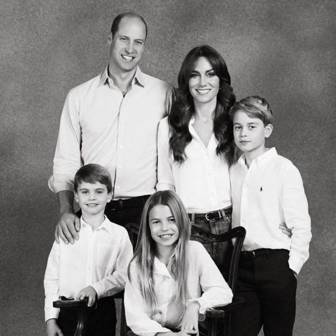 El especial posado con el que los Príncipes de Gales y sus hijos desean felices fiestas