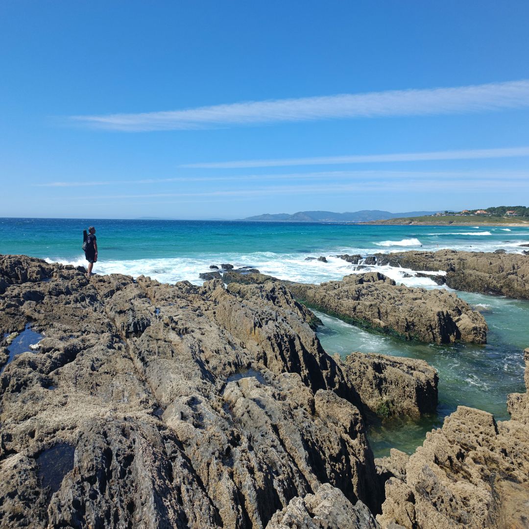 Playa As Furnas, Porto do Son, A Coruña