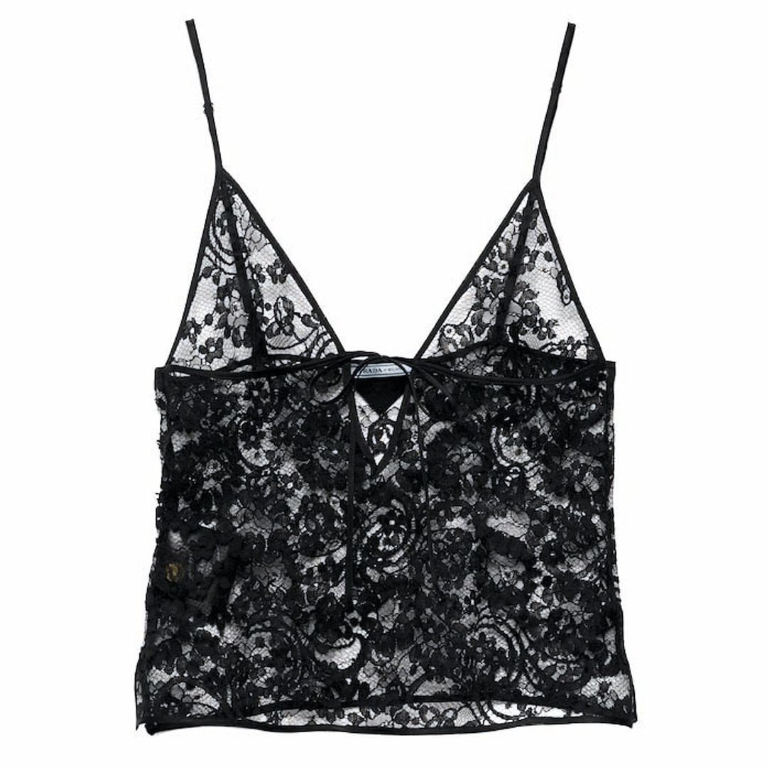 Top lencero (700 €), de Prada