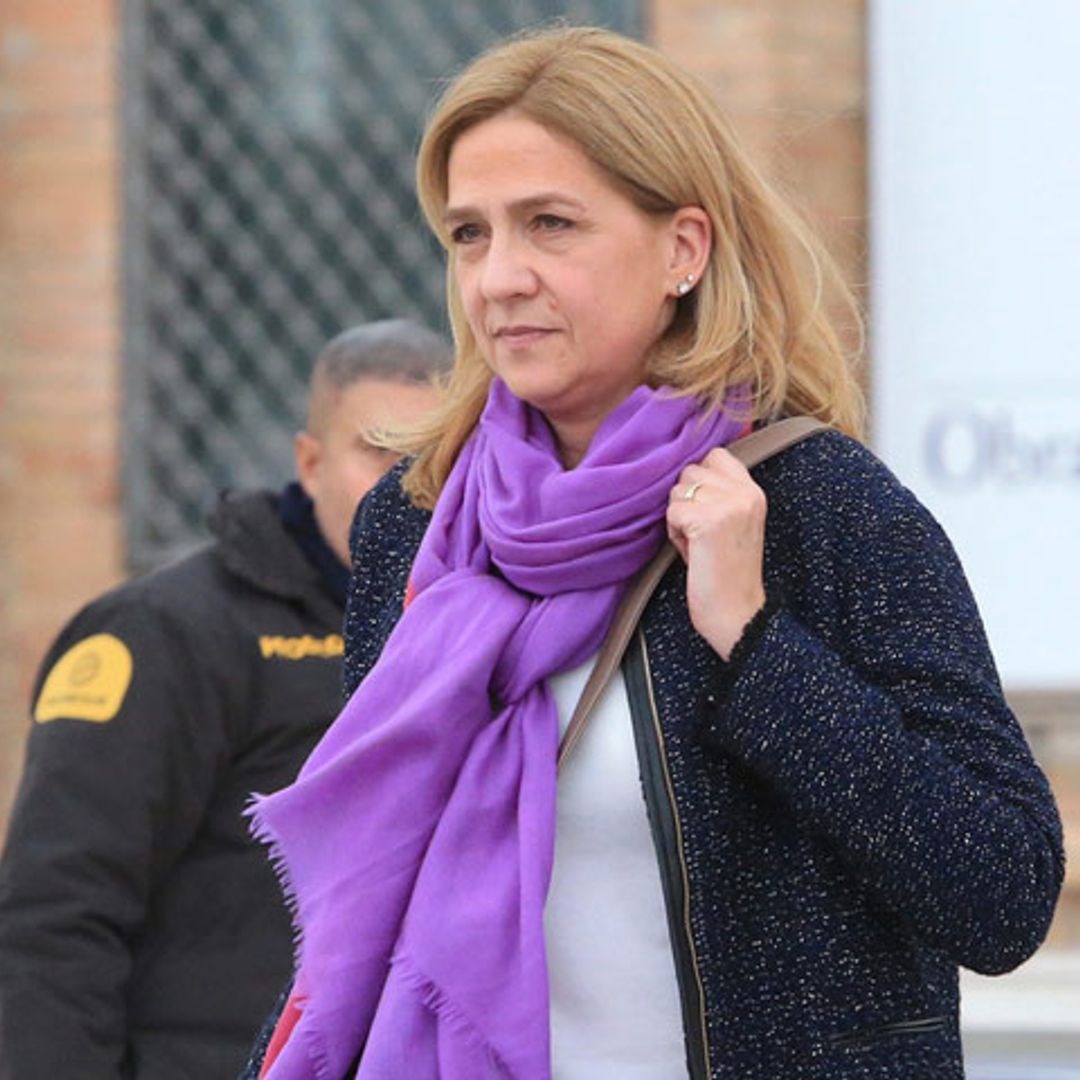 La infanta Cristina, de visita en España: ‘Encantada de estar por aquí’