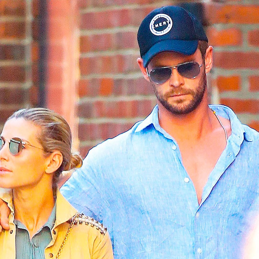 Plan familiar... pero sin niños: Elsa Pataky y Chris Hemsworth salen a comer con Liam y su nueva novia