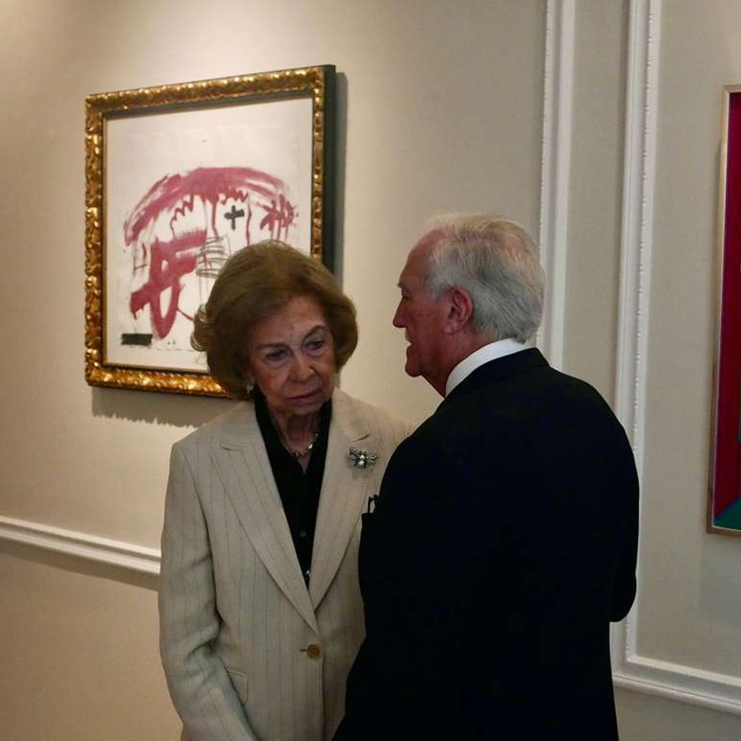 El inesperado encuentro de la reina Sofía con el padre de Jeff Bezos en Miami