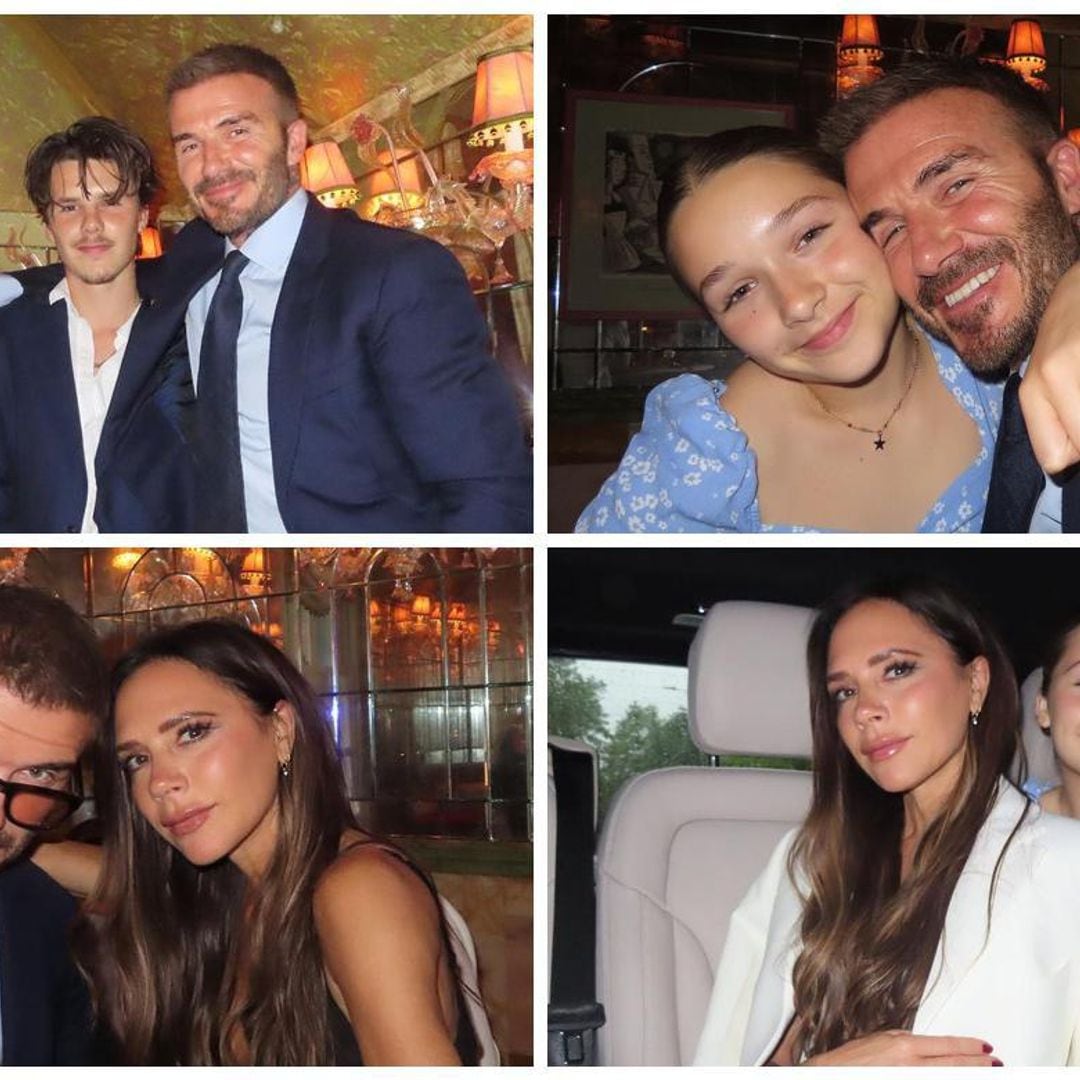 David y Victoria Beckham celebran su aniversario con tres de sus hijos; el gran ausente fue Brooklyn