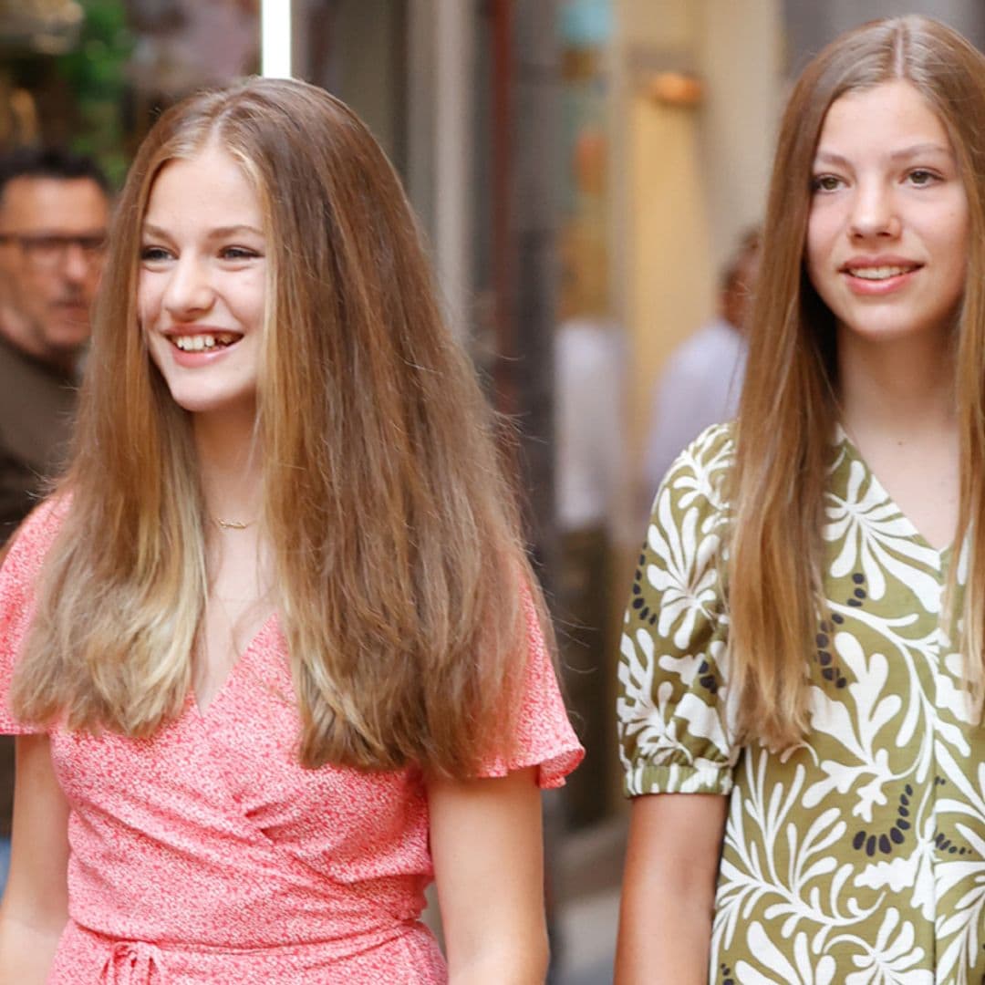 Ellas también aplican los mejores trucos de estilista: analizamos los últimos looks de Leonor y Sofía