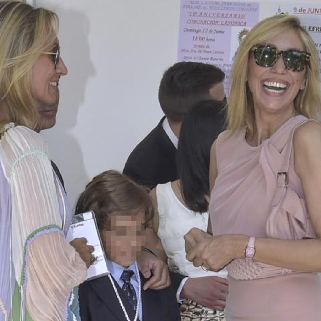 El hijo de Marta Robles recibe la primera comunión