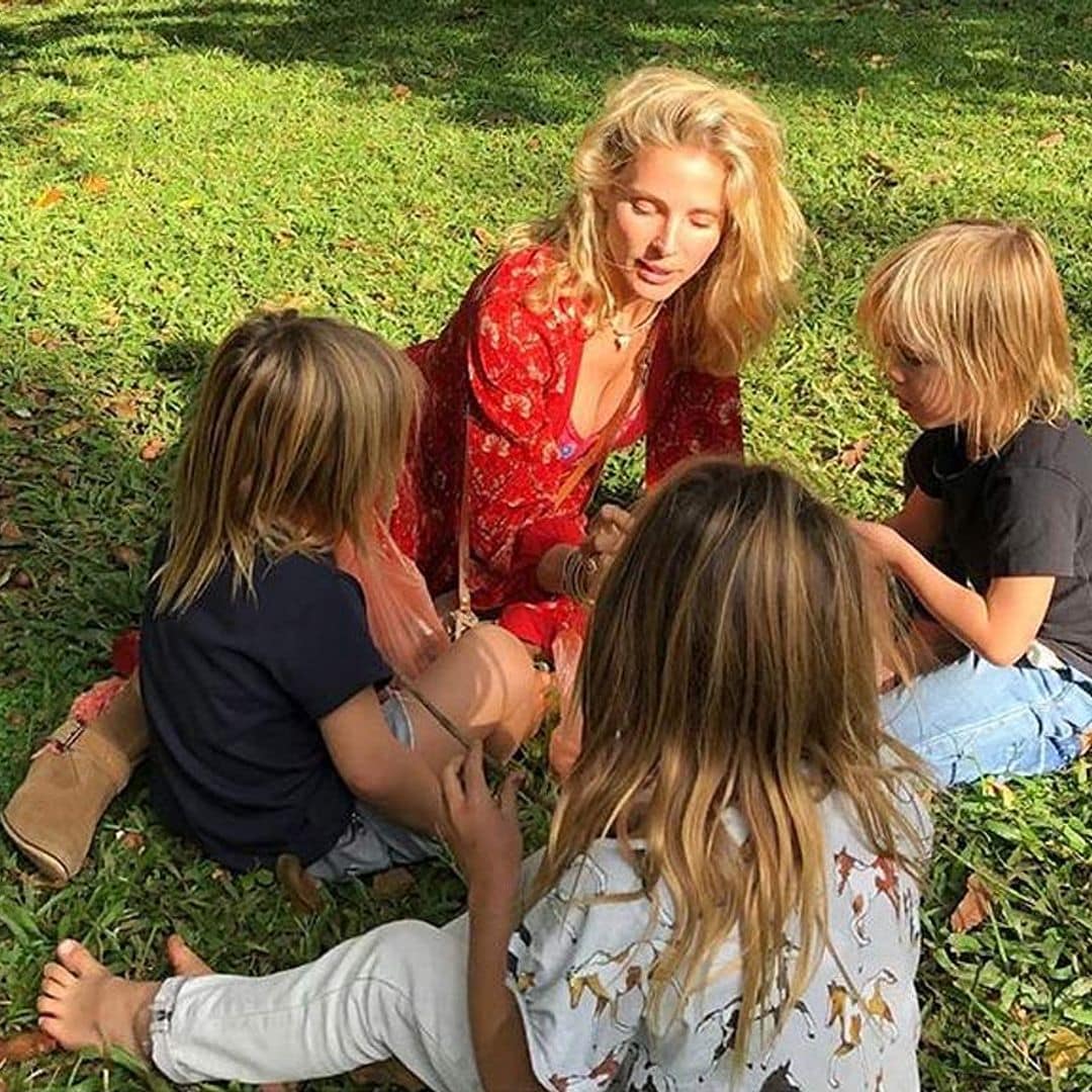 Elsa Pataky y Chris Hemsworth se convierten en jardineros para crear un huerto en casa con sus hijos