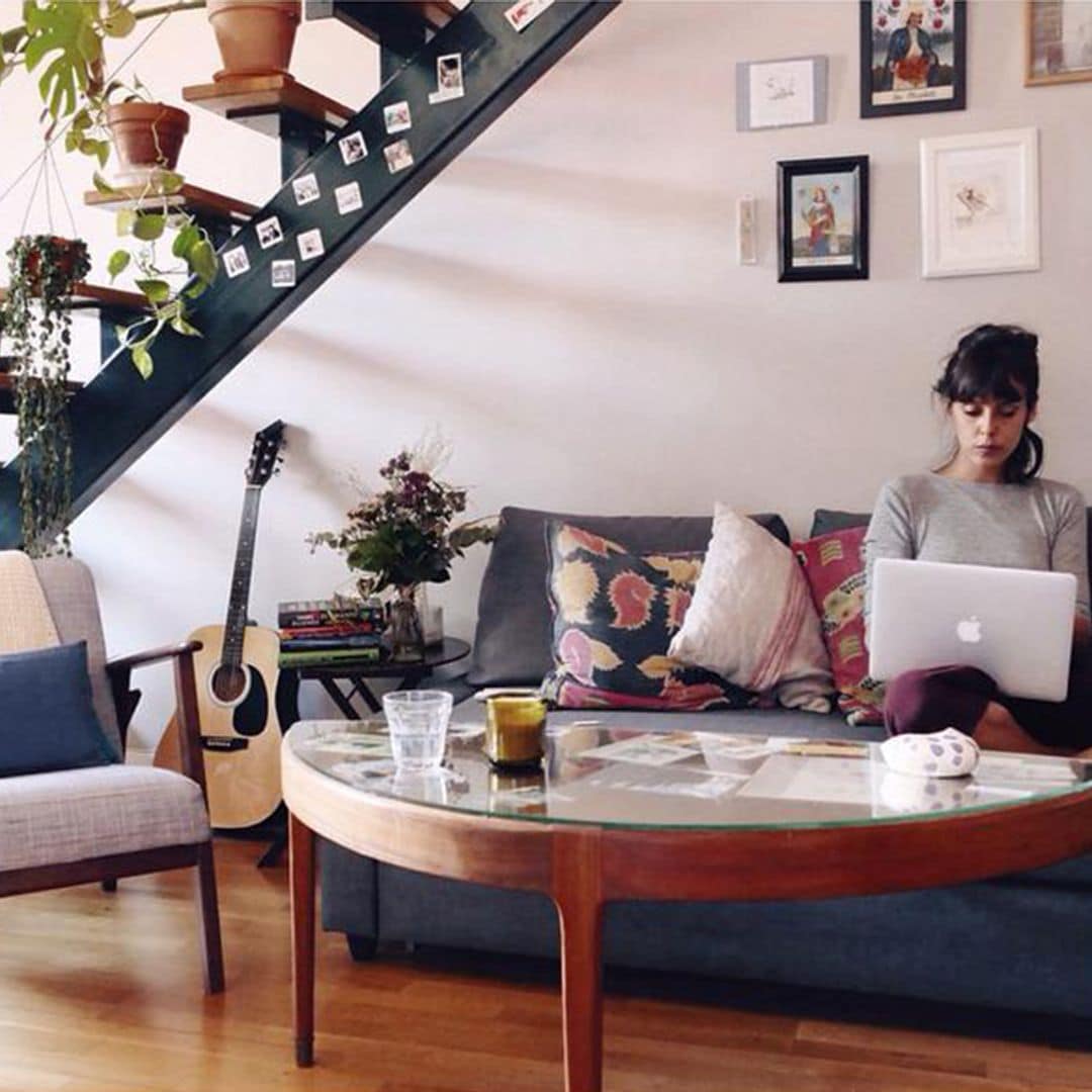Así el piso con toques 'vintage' y lleno de plantas de Belén Cuesta en Madrid