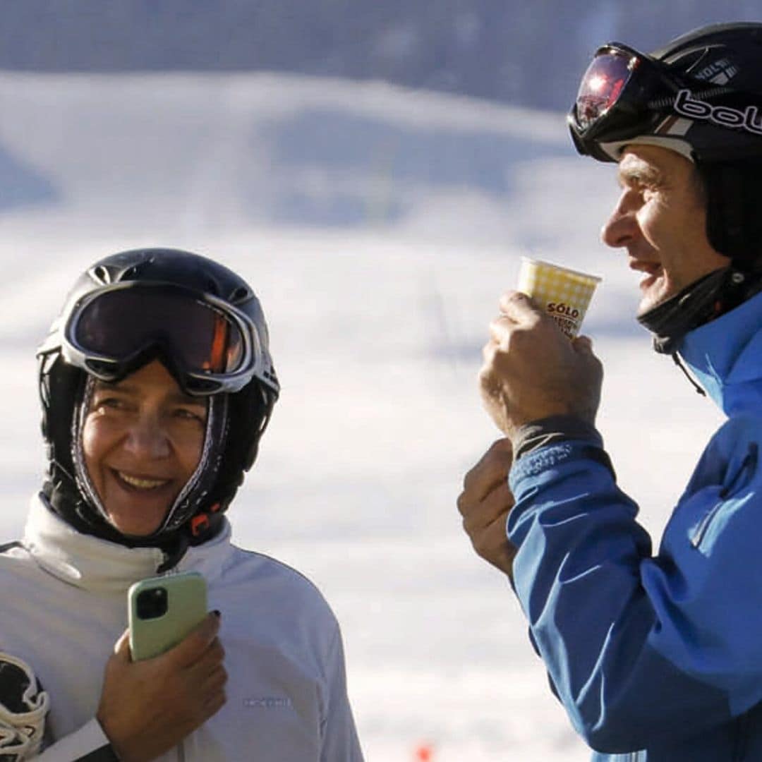 La infanta Cristina, primer viaje a Baqueira en familia después de cinco años