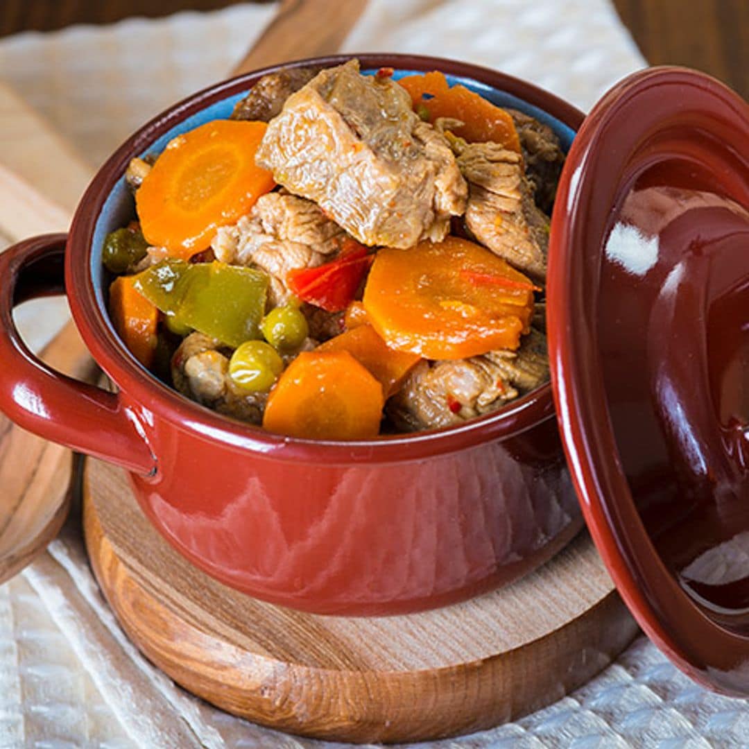 Ragú de ternera con hortalizas