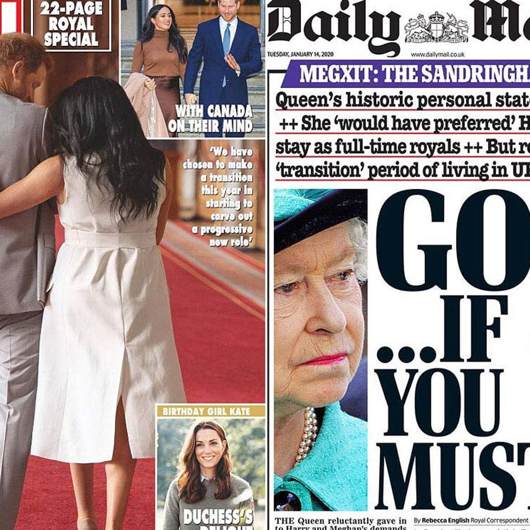 Así ha visto el 'Megxit' la prensa británica