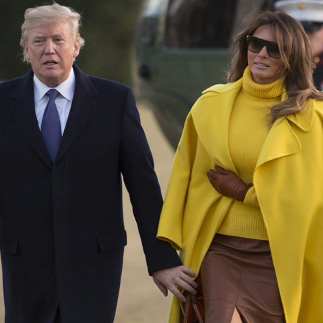 El vídeo del que todo el mundo habla: la comentada reacción de Melania al ofrecerle la mano Donald Trump