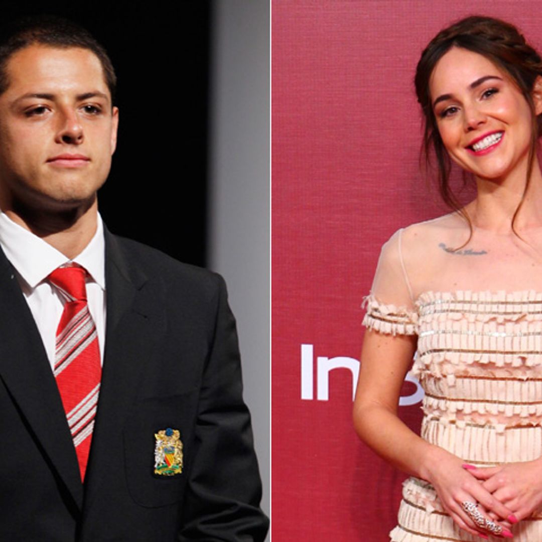 'Chicharito' grita su amor por Camila Sodi