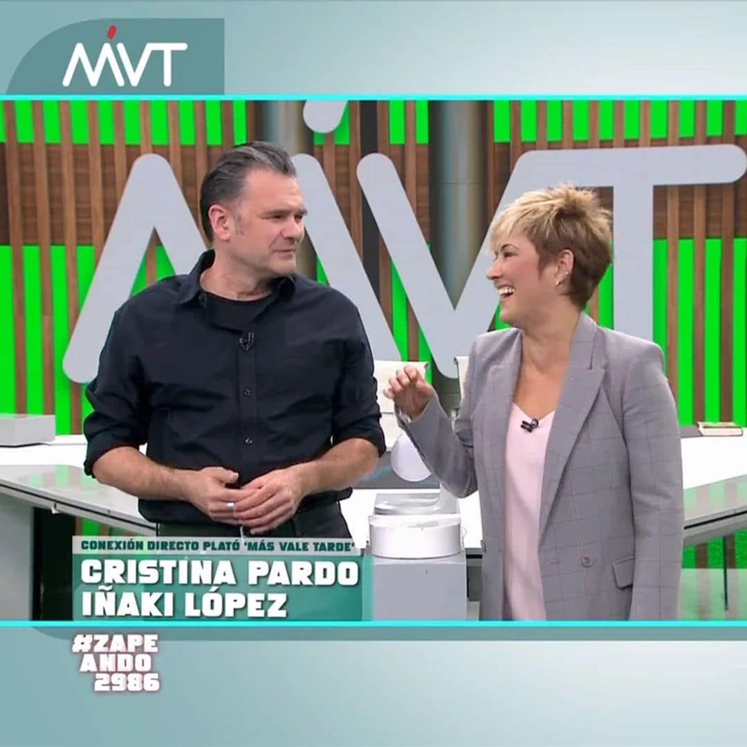 Iñaki López y Cristina Pardo, presentadores de 'Mas vale tarde' en laSexta
