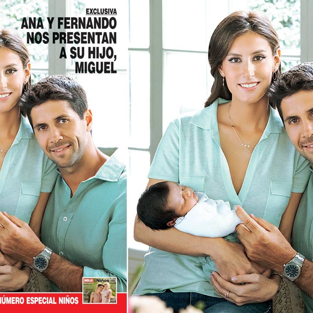 Exclusiva en ¡HOLA!, Ana Boyer y Fernando Verdasco nos presentan a su hijo, Miguel