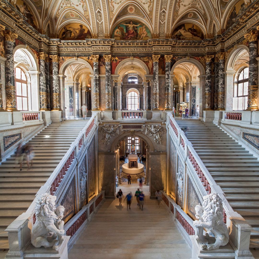 Interior del Palacio de Schonbrunn en Viena, Austria