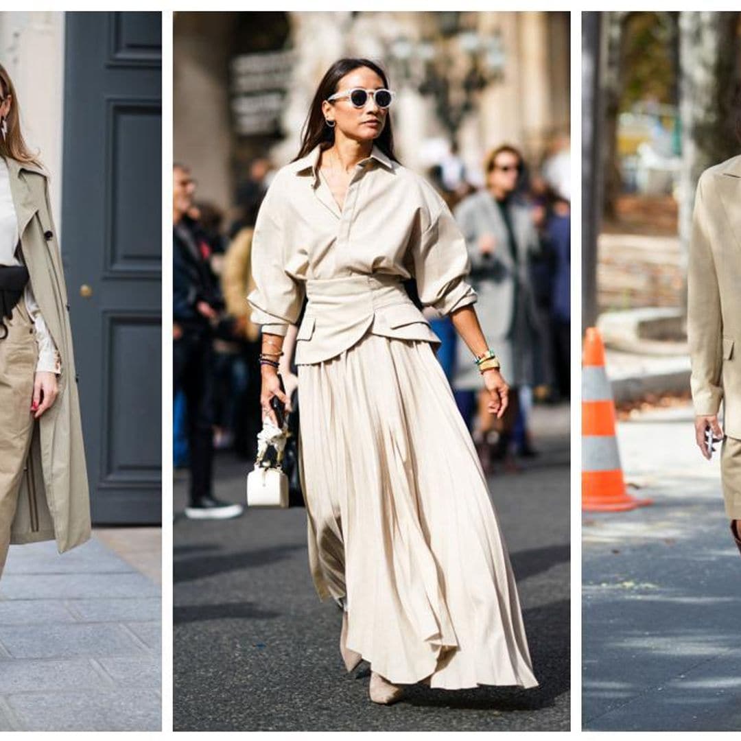 Beige, el color ideal para combinar tus looks esta temporada