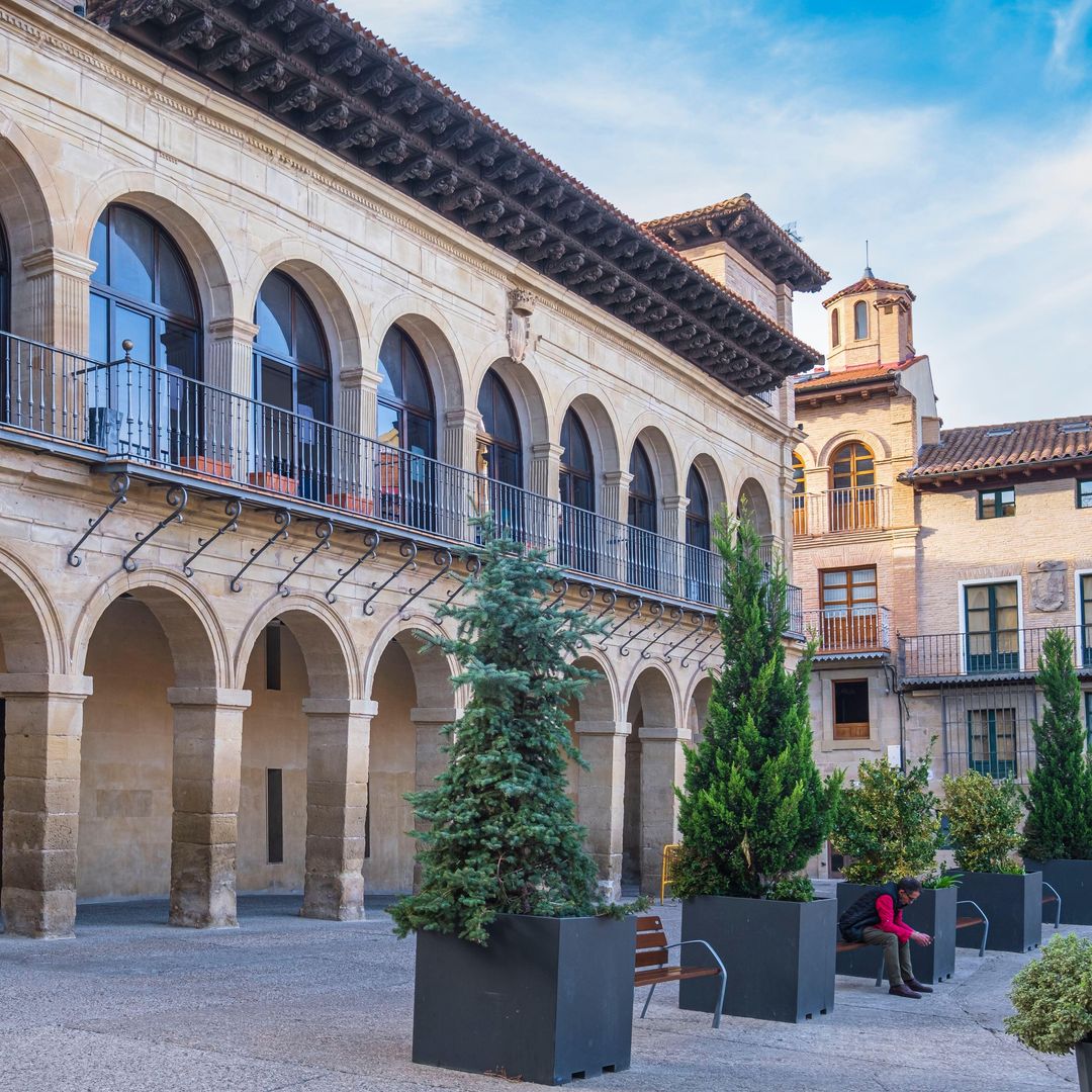 Balcón de Toros, plaza del Coso, Viana, Navarra