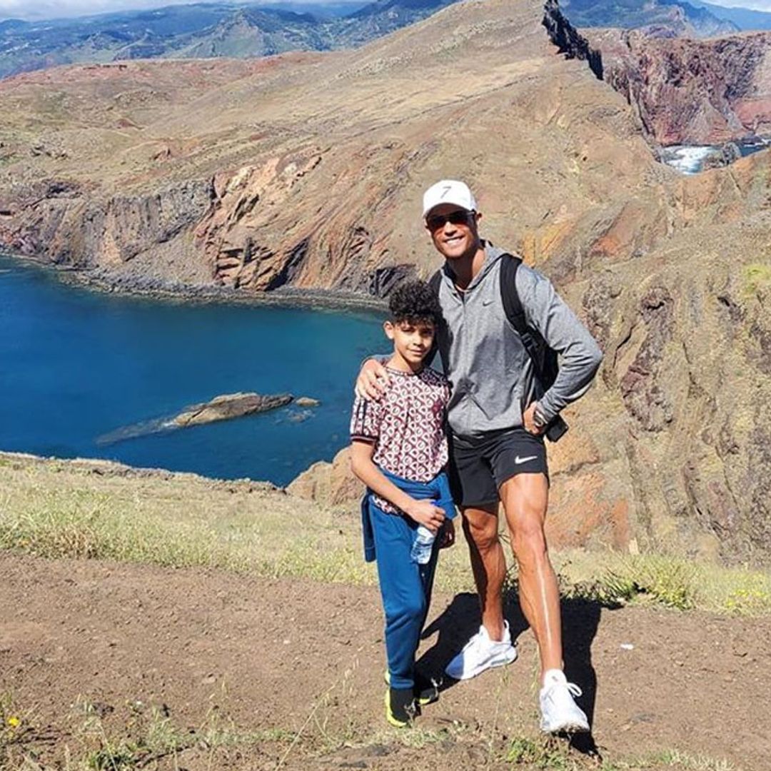 '¡De tal palo, tal astilla!' Cristiano Ronaldo entrena con su hijo en plena cuarentena