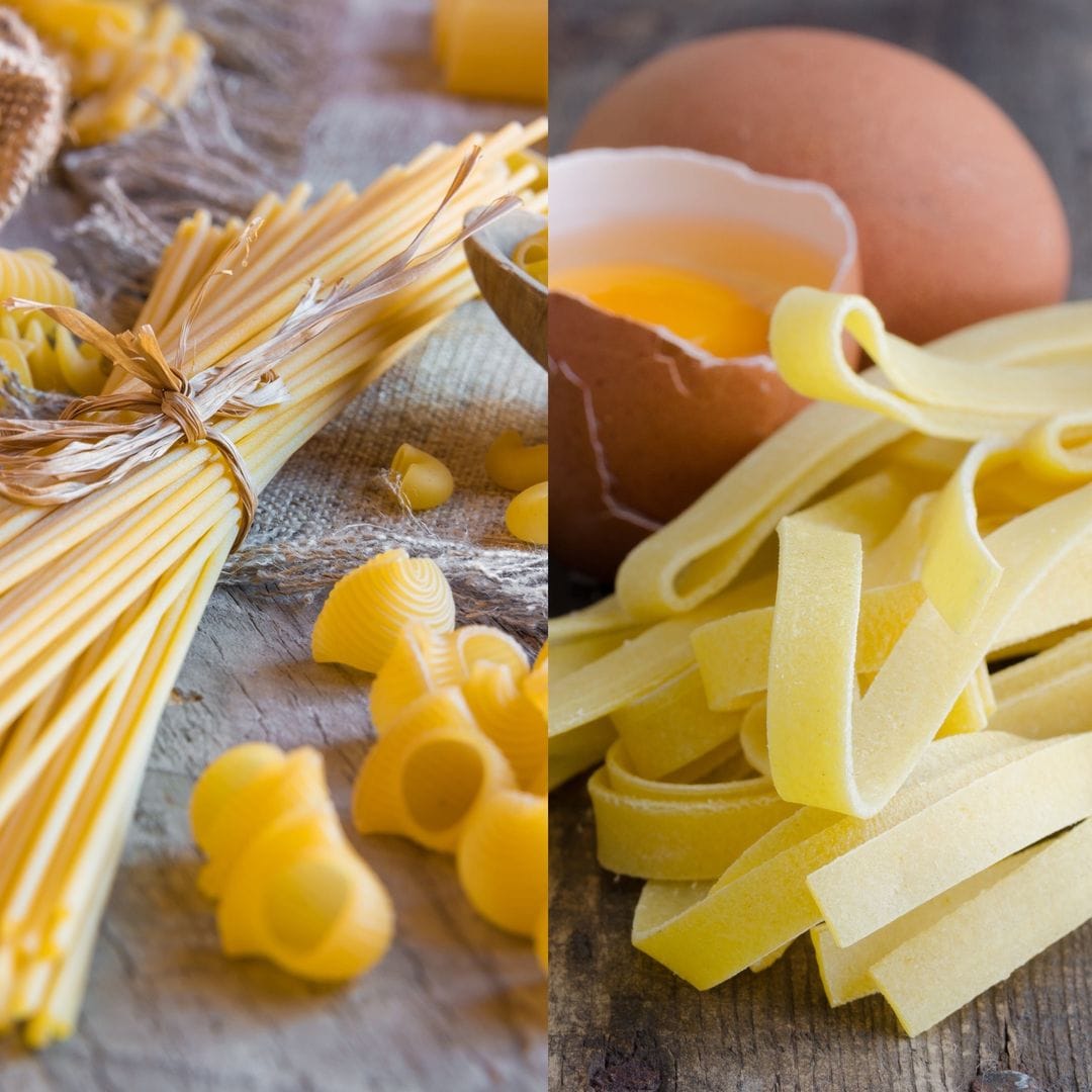 Pasta fresca y pasta seca: en qué se diferencian y cuándo usar cada una