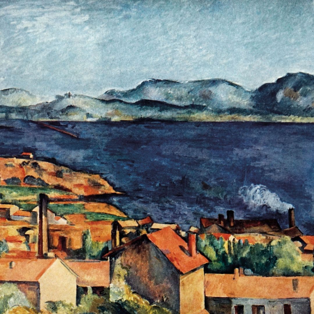 La bahía de Marseilla vista desde L’Estaque, de Paul Cezanne (1839-1906)