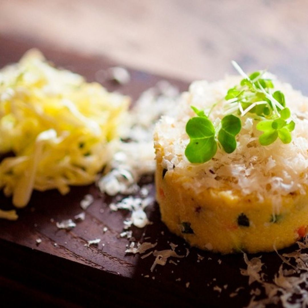 Ensalada de coliflor y 'Parmigiano Reggiano'