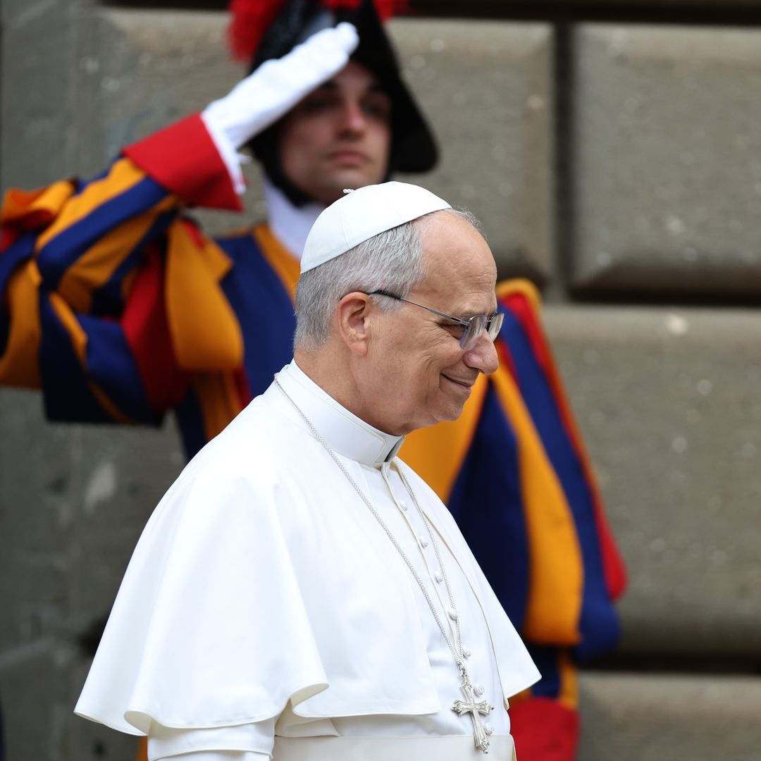 Papa León XIV en Castel Gandolfo en verano de 2025, Italia